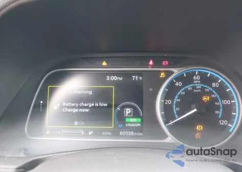 2019 Nissan Leaf Sl Plus из США, поврежденный, VIN 1N4BZ1CP2KC316651